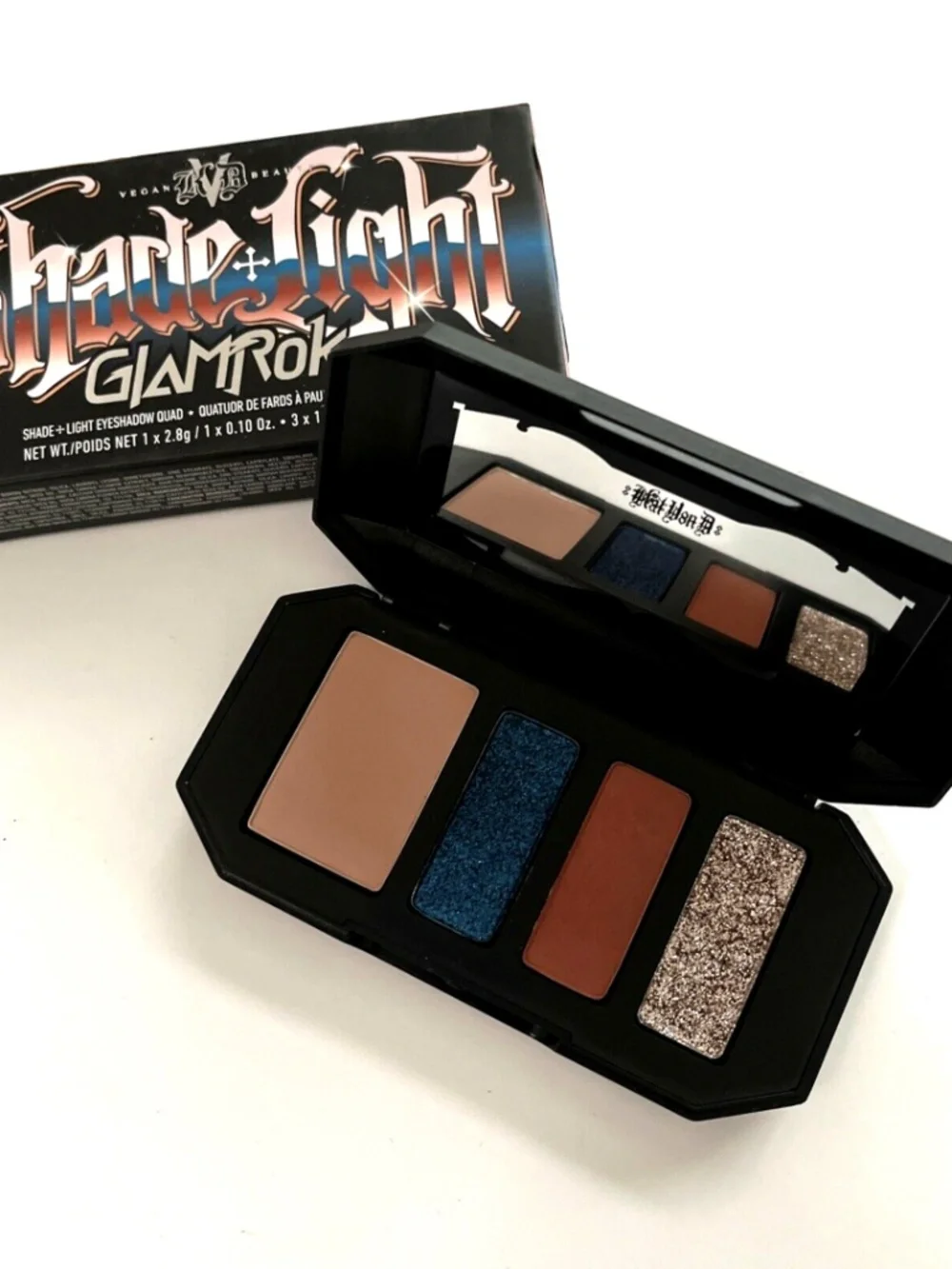 NWT Kat Von D Shade + Light Glamrok Eyeshadow Quad Palette Vegan Limited Edition